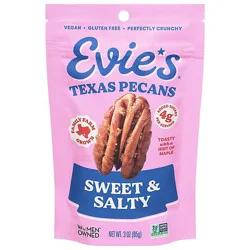 Evies Pecans Roasted Sweet & Salty 3oz - 3 Oz
