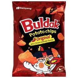Samyang Potato Chips Buldak Original - 4.23 Oz