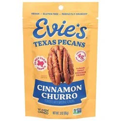 Evies Pecans Roasted Cinnamon Churro 3oz - 3 Oz