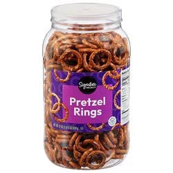 Signature Select Pretzel Rings Barrel 22 Oz - 22 Oz