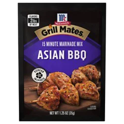 Mccormick Grill Mates Asian Bbq 1.25 Oz - 1.25 Oz