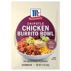 Mccormick Chipotle Chkn Burrito Bowl Seas Mix 1.5 Oz - 1.5 Oz