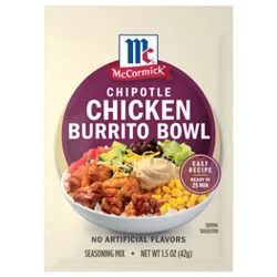 Mccormick Chipotle Chkn Burrito Bowl Seas Mix 1.5 Oz - 1.5 Oz