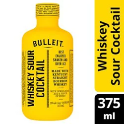 Bulleit Whiskey Sour Cocktail Rts 375 Ml - 375 Ml