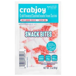 Louis Kemp Crabjoy Surimi Snack Bites - 3 Oz
