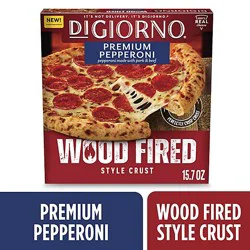 Digiorno Frozen Wood Fired Pizza Premium Pepperoni Frozen Pizza Box - 15.7 Oz - 15.7 Oz