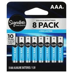 Signature Select Batteries Aaa 8 Ct - 8 Ct