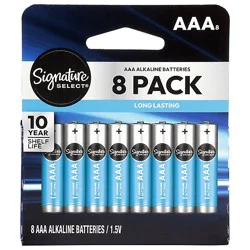 Signature Select Batteries Aaa 8 Ct - 8 Ct