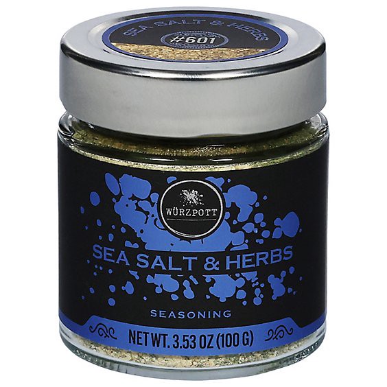 slide 1 of 1, Wurzpott Seasoning Sea Salt Herbs - 3.53 Oz, 3.53 oz