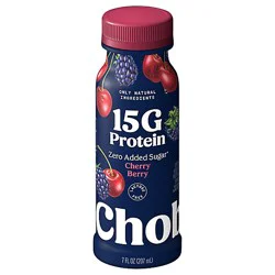 Chobani 15g Protein Lowfat Greek Yogurt Drink Cherry Berry 7 Fl Oz - 7 Fz