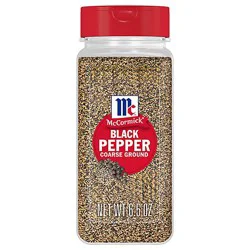 Mccormick Pepper Black Coarse Ground 6.5 Oz - 6.5 Oz
