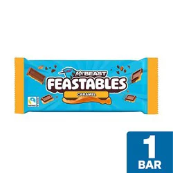 Feastables Caramel Chocolate Bar - 2.1 Oz