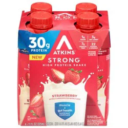 Atkins Strong Rtd Strawberry - 4-11 Fz