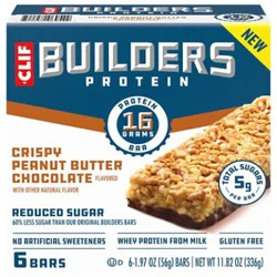 Clif Builders Crispy Pb Choc Lo-Sugar - 11.82oz