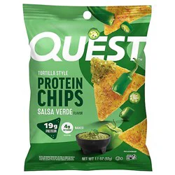 Quest Tortilla Chips Salsa Verde - 1.1 Oz
