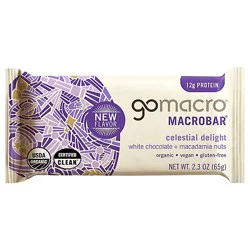 Gomacro White Choclate Macadamia Nuts - 2.3 Oz