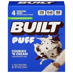 Built Puff Wc Cookies N Cream - 4 Ct