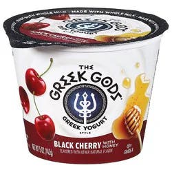 Greek Gods Black Cherry Greek Yogurt 5oz - 5 Oz