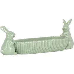 Overjoyed Boutique Bunny Tray Sage - Ea