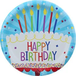 Dinner Plate Birthday Cake - Ea