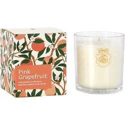 Overjoyed Boutique Boxed Fruit Candle Pink Grapefruit - Ea