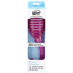 Brush Detangler Shower Pink - Ea