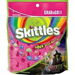 Skittles Limited Edition Wicked For Good Sour Wild Berry Candy - 7.2 Oz