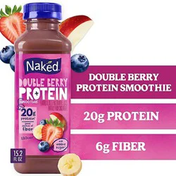 Naked Protein Smoothie Double Berry - 15.2 Fl. Oz.
