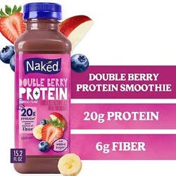 Naked Protein Smoothie Double Berry - 15.2 Fl. Oz.