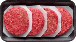 Signature Select Grnd Beef Patty 96% Ln 4% Fat Tray 4 Ct - 16 Oz