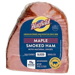 Hatfield Maple Boneless Sliced Ham 24 Oz - 24 Oz