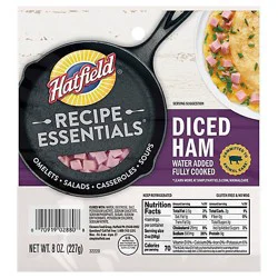 Hatfield Diced Cooked Ham 8 Oz - 8 Oz