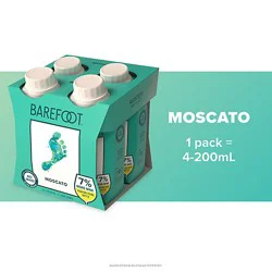 Barefoot Cellars Moscato Tetra Wine - 200 Ml