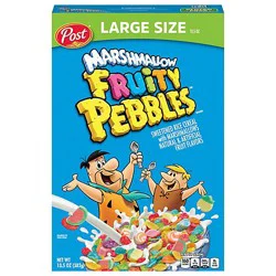 Post Marshmallow Fruity Pebbles - 13.5 Oz