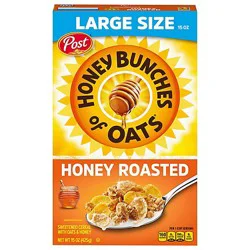 Post Honey Bunches Of Oats Honey Roasted - 15 Oz