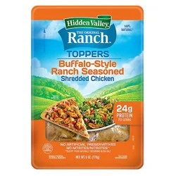 Hidden Valley Buffalo Style Ranch Seasoned Shredded Chicken 6 Oz - 6 Oz