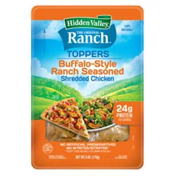 Hidden Valley Buffalo Style Ranch Seasoned Shredded Chicken 6 Oz - 6 Oz