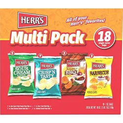Herrs Multi Pack 18ct - 18 Ct