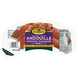 Eckrich Natural Casing Andouille Smoked Sausage 13 Oz - 13 Oz