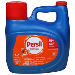 Persil Liquid Detergent He Advanced Clean, Oxi & Odor Power - 126 Fl. Oz - 126 Fz