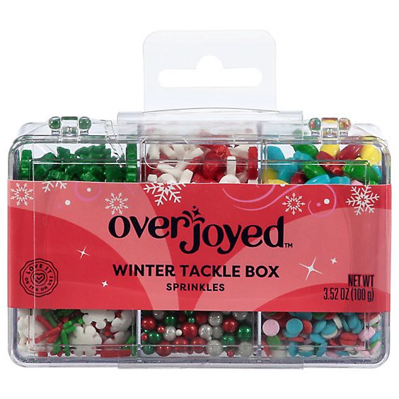 slide 1 of 1, Overjoyed Sprinkles Winter Tackle Box 3.52 Oz - 3.52 Oz, 3.52 oz