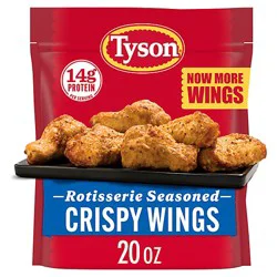 Tyson Frozen Rotisserie Seasoned Crispy Wings - 20 Oz