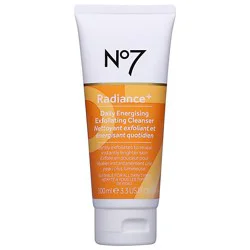 No7 Radiance Plus Daily Exfoliating Cleanser 3.3 Oz - .5 Fz