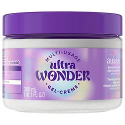 Aussie Total Miracle Hair Styling Gel Creme Leave In All Hair Types 10.1 Fl Oz - 10.1 Fz