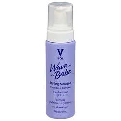 V&co Wave Babe Wavy Hair Mousse - 7 Fz