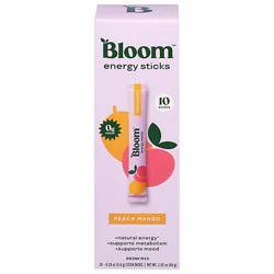 Bloom Energy Sticks Peach Mango - 10 Ct
