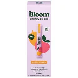 Bloom Energy Sticks Peach Mango - 10 Ct