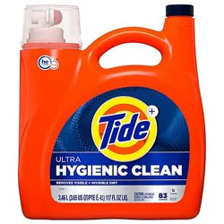 Tide He Ultra Liquid Detergent Hygienic Clean, Original - 117 Fl. Oz.