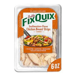 Buddig Fix Quix Southwest Seasoned Chicken Breast Strips 6 Oz - 6 Oz