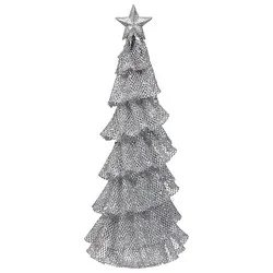 Ssel 15in Glttr Mesh Tree Silver - Ea